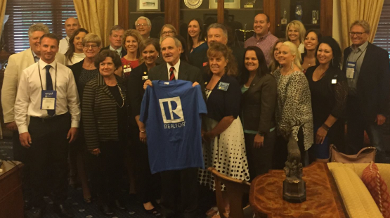 Idaho REALTORS® Meet with Sen. Jim Risch in Washington, D.C.