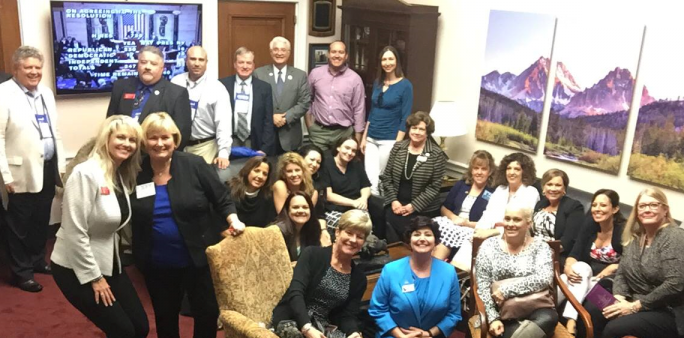 Idaho REALTORS® at Meeting with Sen. Mike Simpson in Washington, D.C.