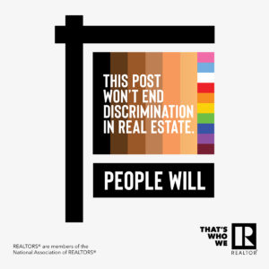Fair Housing - People, not posts, will end discrimination