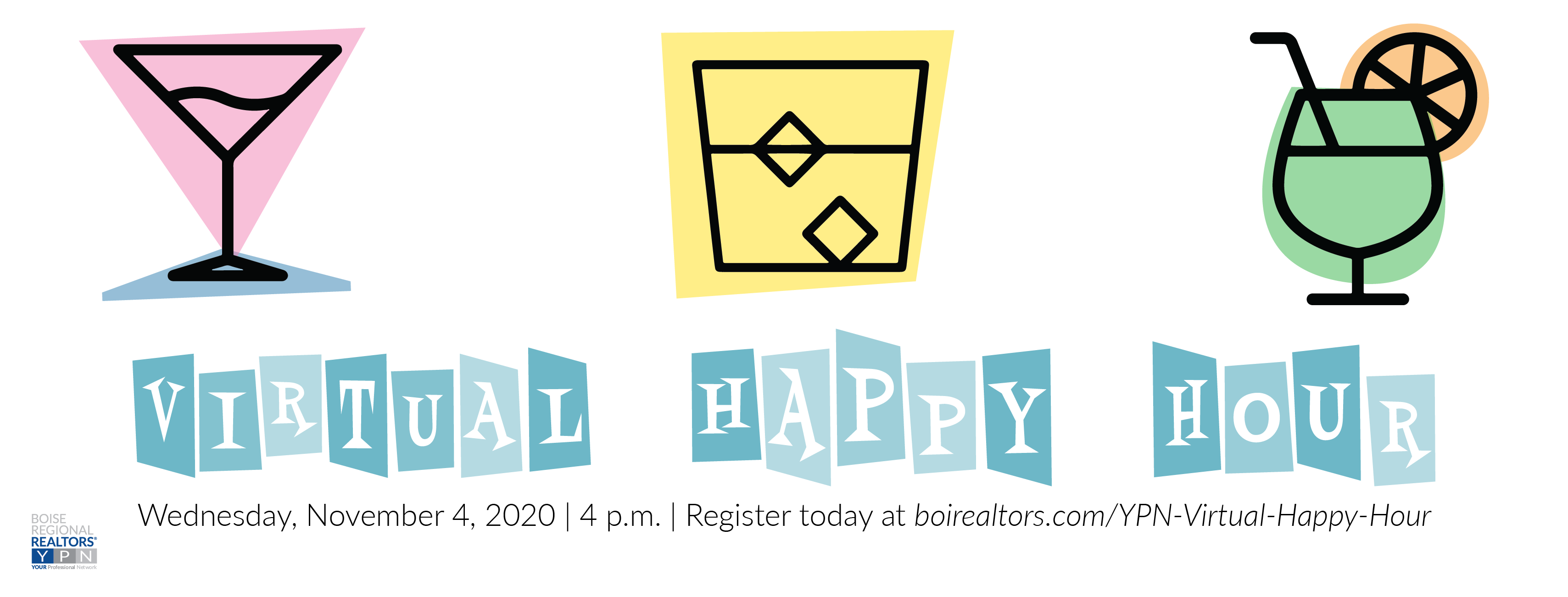 Register today for YPN's Virtual Happy Hour on November 4th, 2020