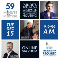 Join us on Tuesday, December 15th, 2020 at 9 a.m. for our annual Pundits Forum