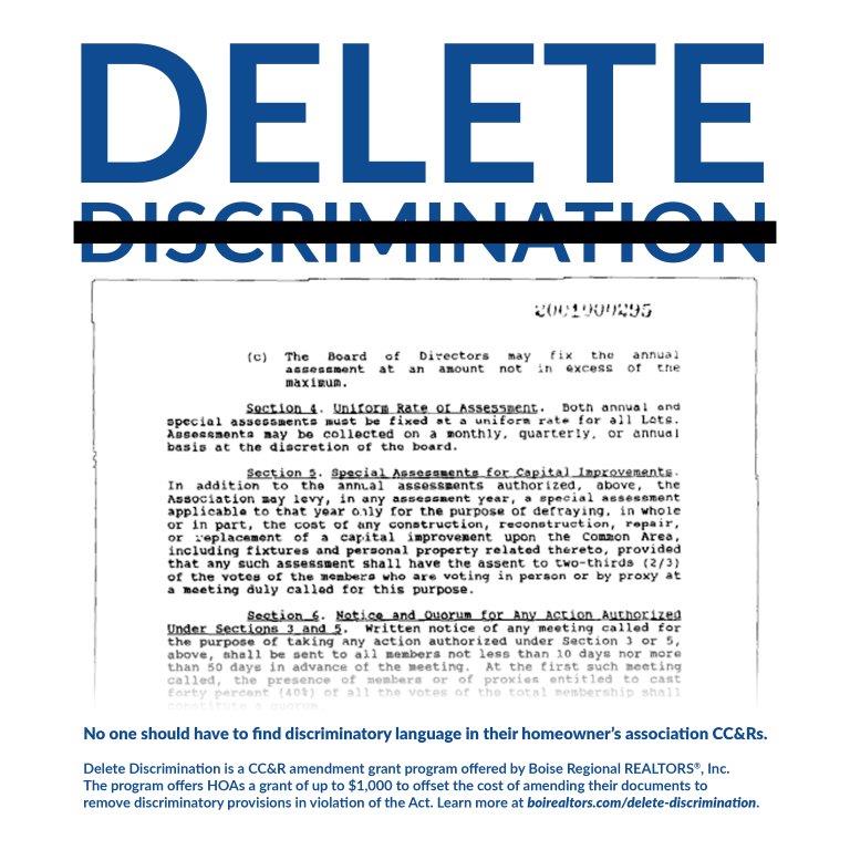 Delete Discrimination Graphic