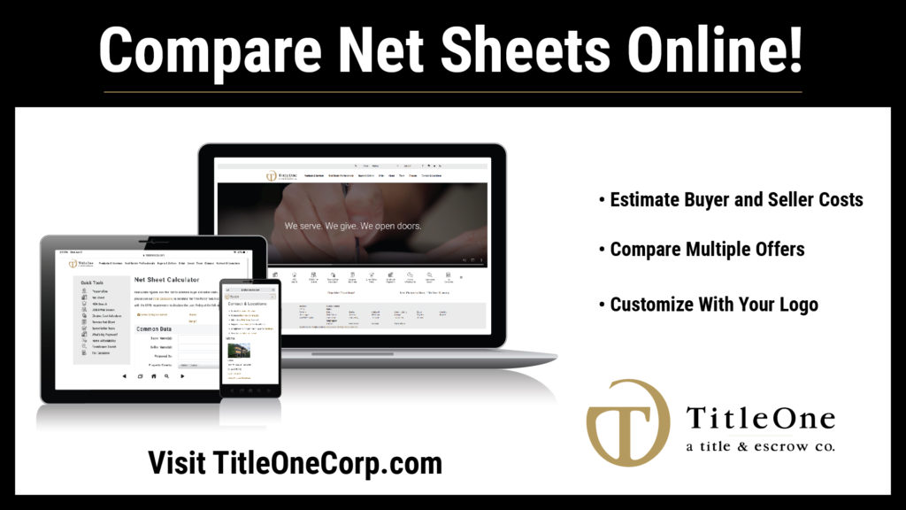 Net Sheets TitleOne